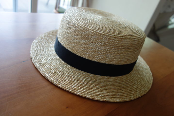 田中帽子店のカンカン帽 | 紳士のお小遣いワードローブ