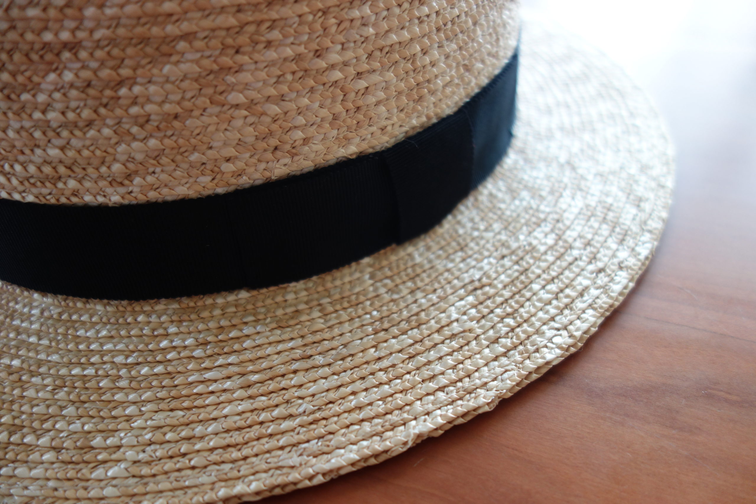 田中帽子店のカンカン帽 | 紳士のお小遣いワードローブ